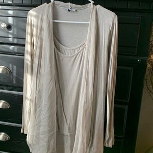 Blouse, Two-piece With tank and cover